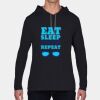 Softstyle Adult Long Sleeve Hooded T-Shirt Thumbnail